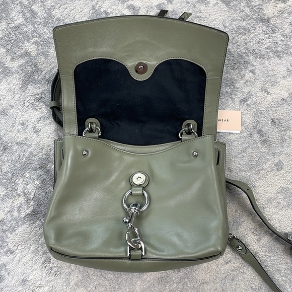 Rebecca Minkoff Green Stella Medium Convertible Backpack In Thyme Leather main image 10